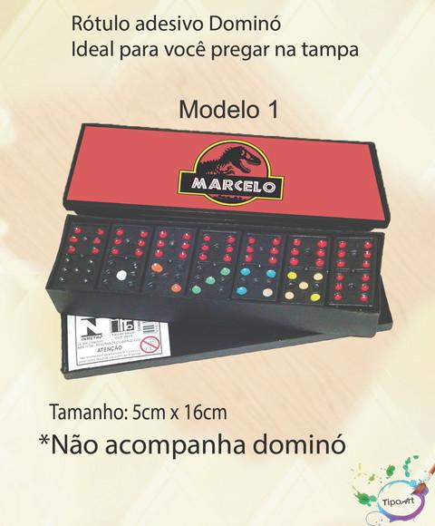 Adesivo para Dominó-dinossauros