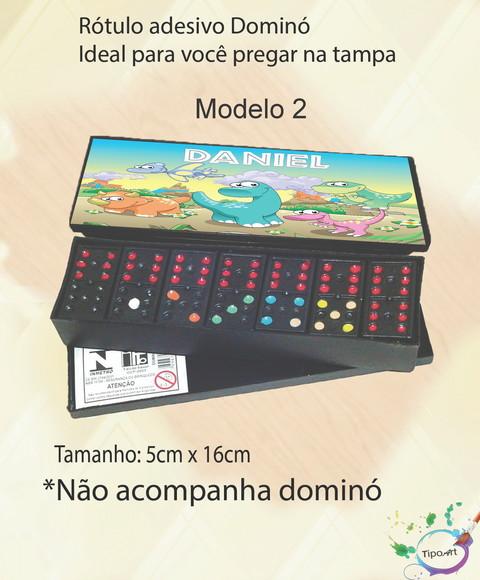 Adesivo para Dominó-dinossauros