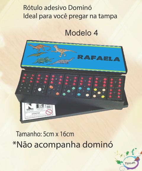 Adesivo para Dominó-dinossauros