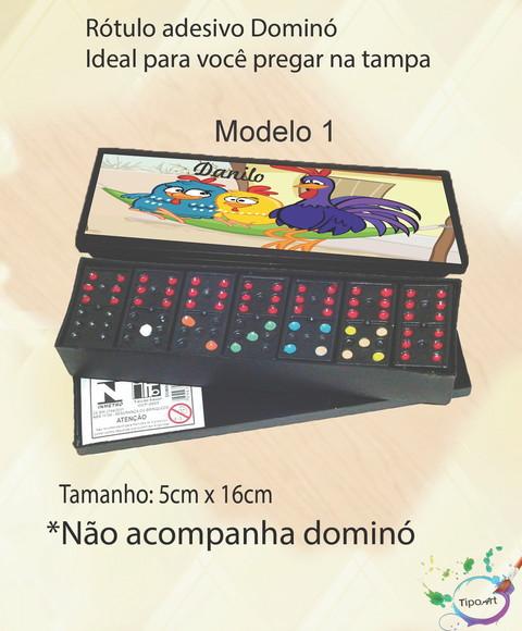 Adesivo para Dominó-galinha Pintadinha