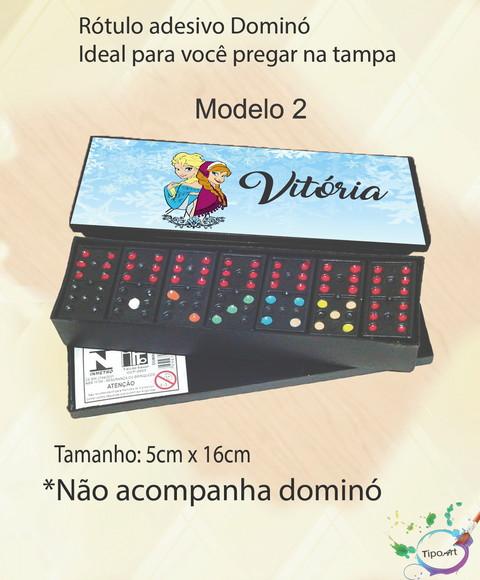 Adesivo para Dominó-frozen