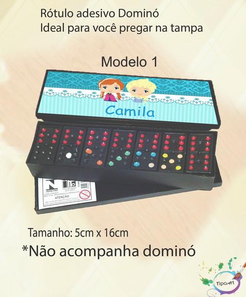 Adesivo para Dominó-frozen