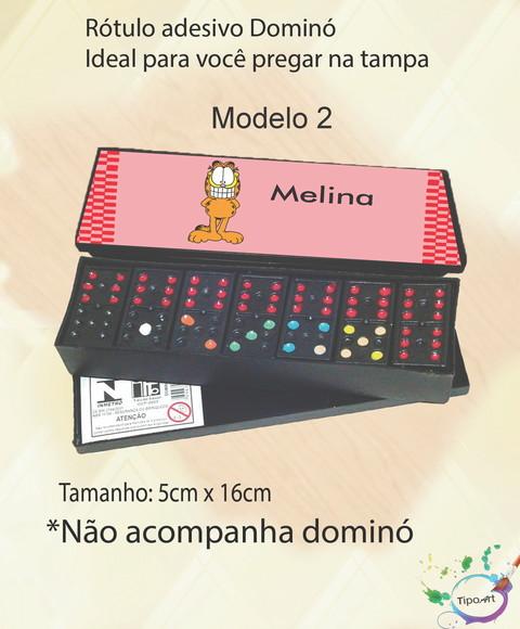Adesivo para Dominó-garfield
