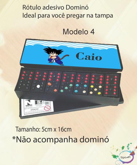 Adesivo para Dominó-goku