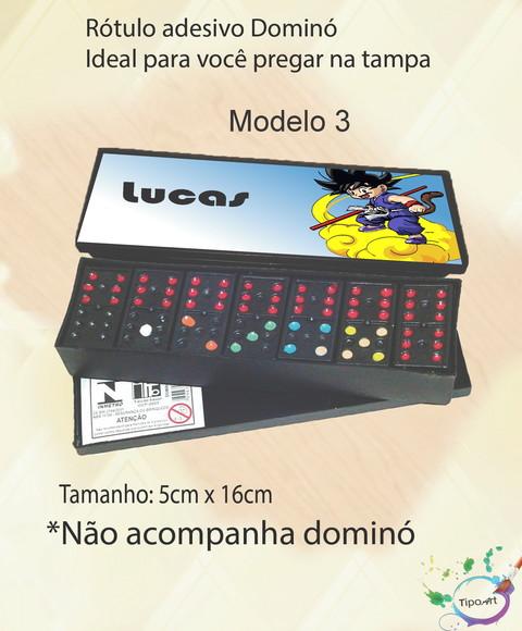 Adesivo para Dominó-goku