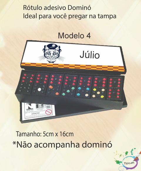 Adesivo para Dominó-gatinho