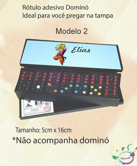 Adesivo para Dominó-goku