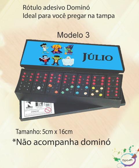 Adesivo para Dominó-halloween#2