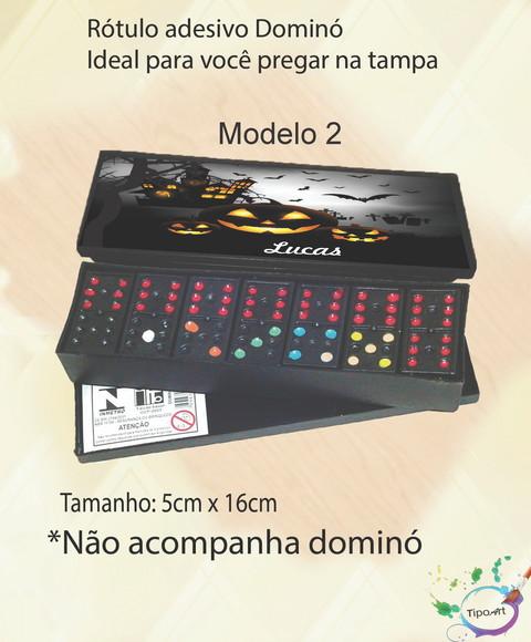 Adesivo para Dominó-halloween#1