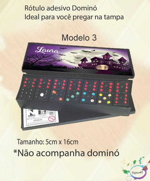 Adesivo para Dominó-halloween#1