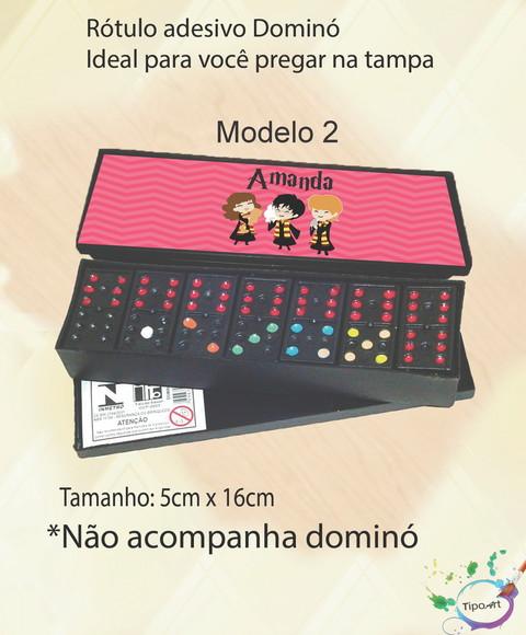 Adesivo para Dominó-harry Potter-modelo 1
