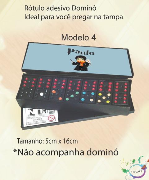 Adesivo para Dominó-harry Potter-modelo 1