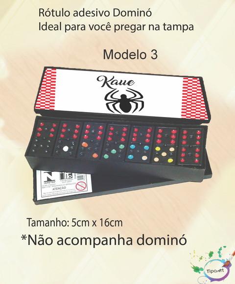 Adesivo para Dominó-homem Aranha