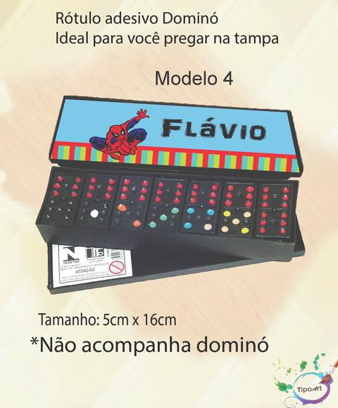 Adesivo para Dominó-homem Aranha