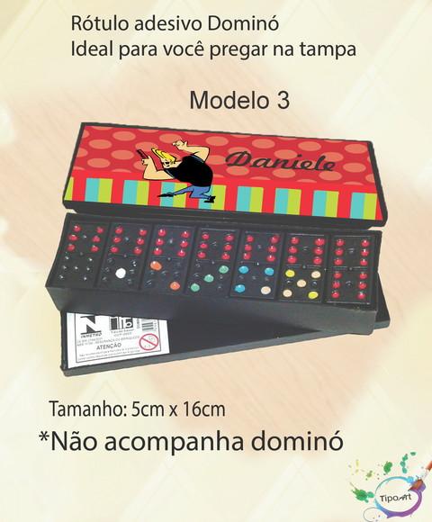 Adesivo para Dominó-johnny Bravo