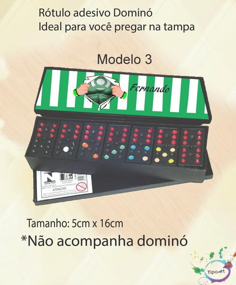 Adesivo para Dominó-lanterna Verde