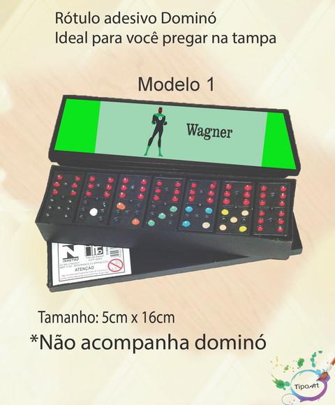 Adesivo para Dominó-lanterna Verde