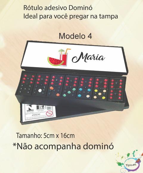 Adesivo para Dominó-melancia