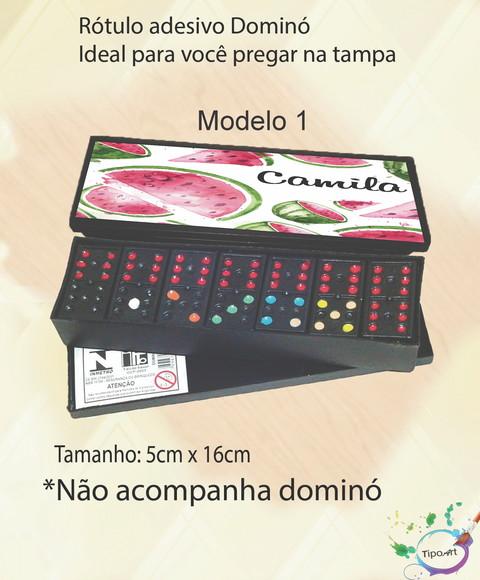 Adesivo para Dominó-melancia