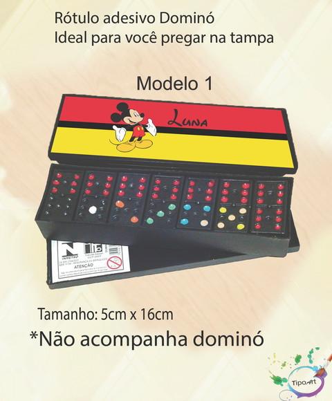 Adesivo para Dominó-mickey