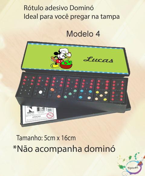 Adesivo para Dominó-mickey