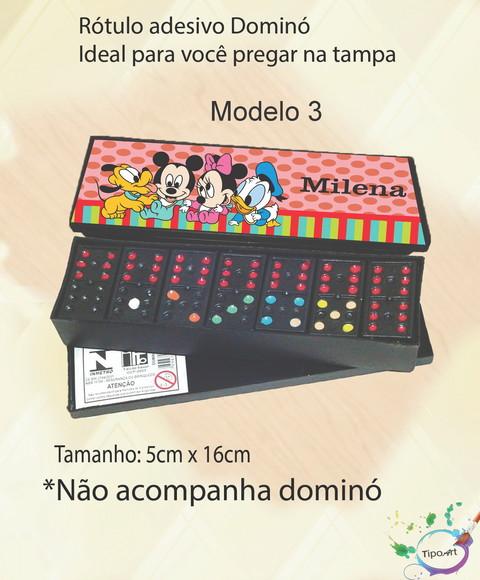 Adesivo para Dominó-mickey Baby