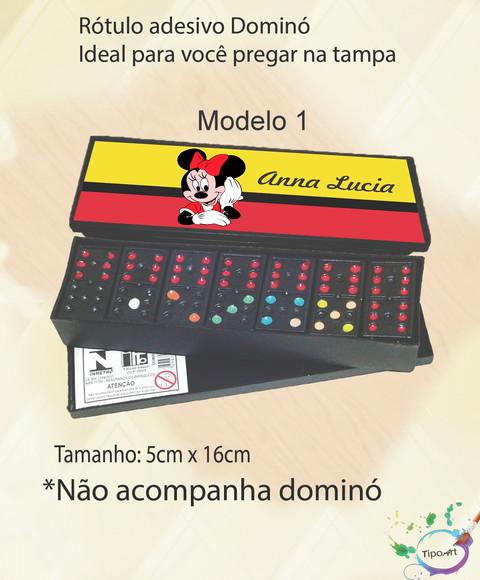 Adesivo para Dominó-minnie