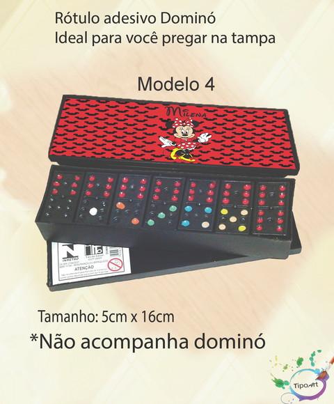 Adesivo para Dominó-minnie