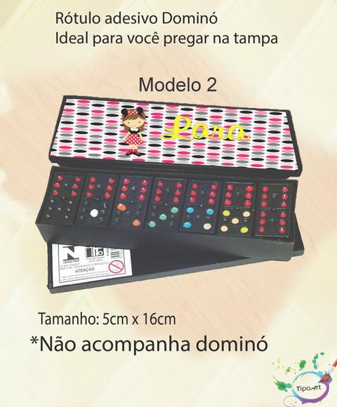 Adesivo para Dominó-minnie