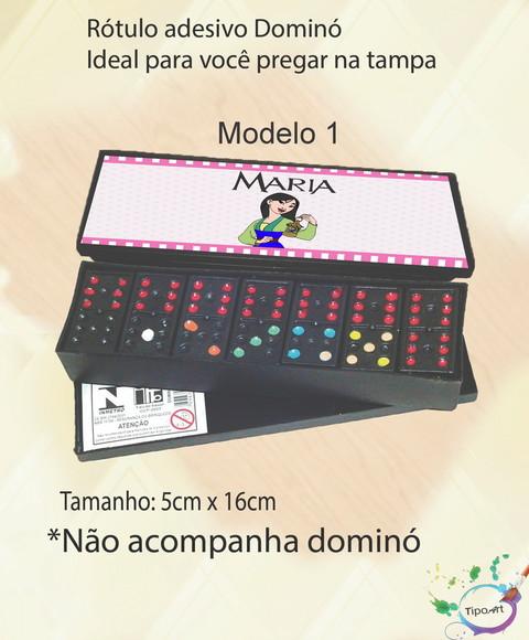 Adesivo para Dominó-mulan