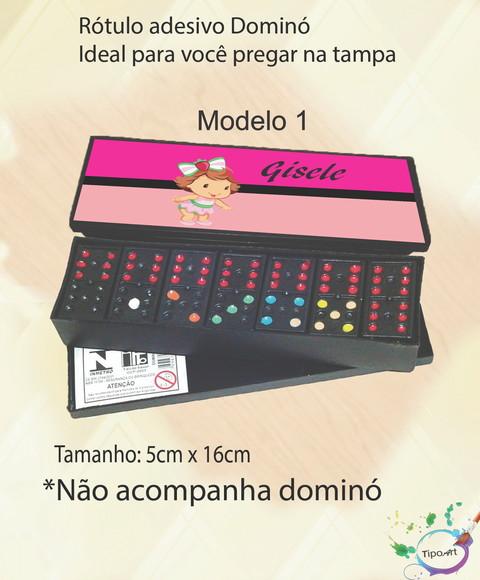 Adesivo para Dominó-moranguinho