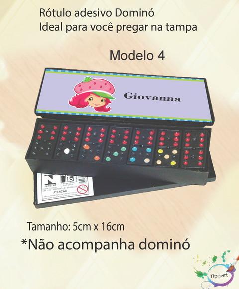 Adesivo para Dominó-moranguinho
