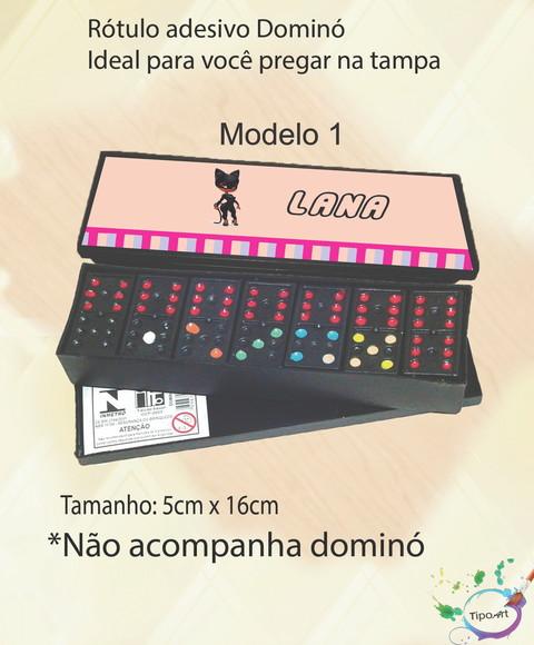 Adesivo para Dominó-mulher Gato