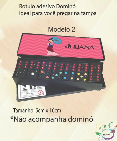 Adesivo para Dominó-mulan