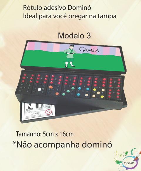 Adesivo para Dominó-mulan