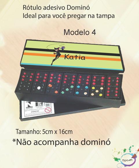 Adesivo para Dominó-mulher Gato