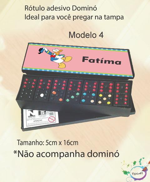 Adesivo para Dominó-pato Donald