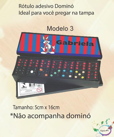 Adesivo para Dominó-pernalonga