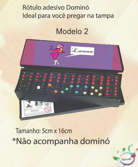 Adesivo para Dominó-penelope Charmosa
