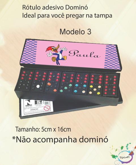 Adesivo para Dominó-pica Pau