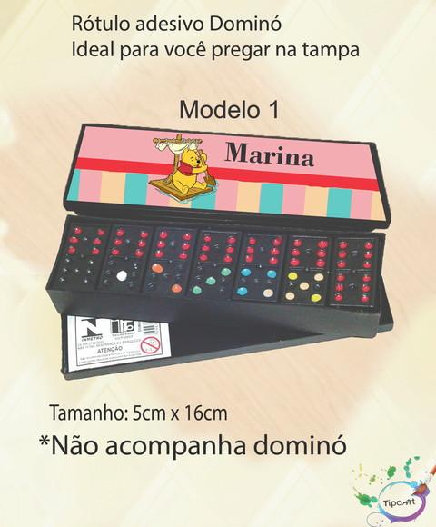 Adesivo para Dominó-pooh