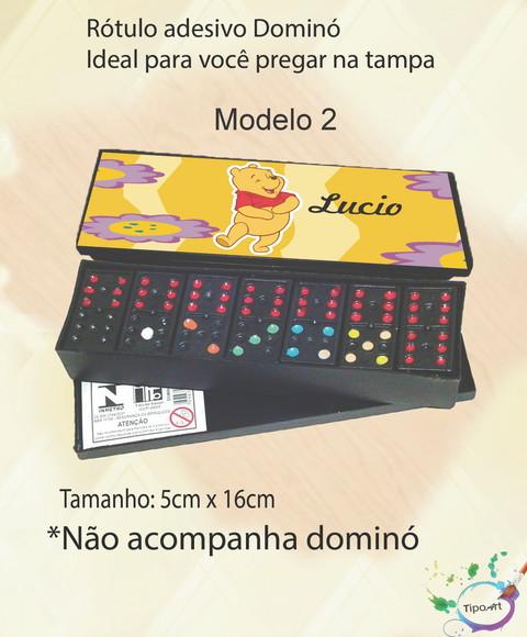 Adesivo para Dominó-pooh