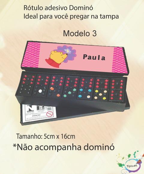 Adesivo para Dominó-pooh