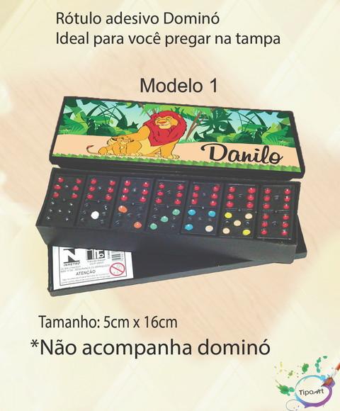 Adesivo para Dominó-rei Leão
