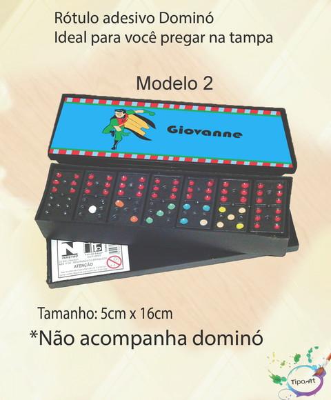 Adesivo para Dominó-robin