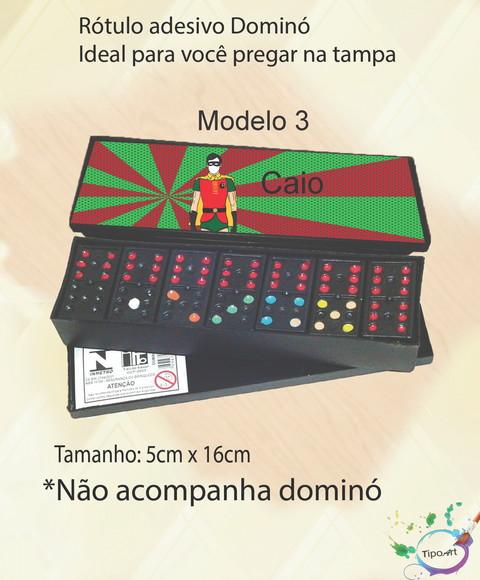 Adesivo para Dominó-robin