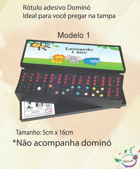 Adesivo para Dominó-safári