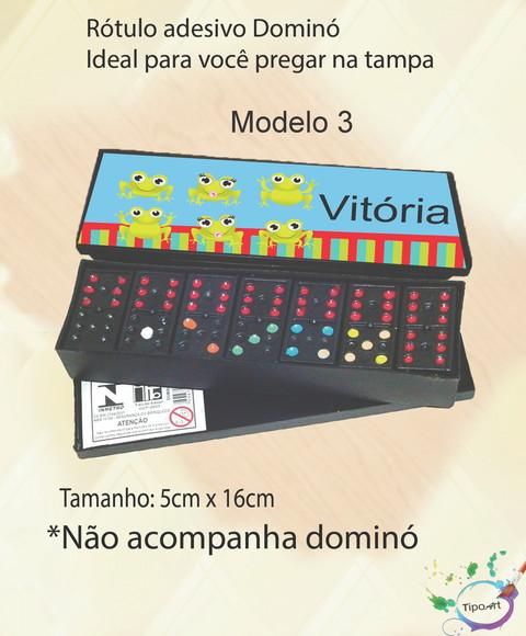 Adesivo para Dominó-sapinho