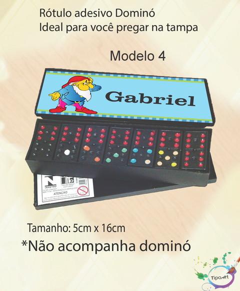 Adesivo para Dominó-sete Anões