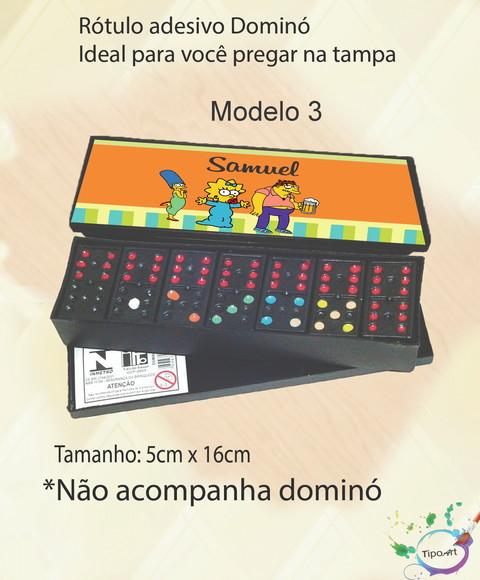 Adesivo para Dominó-simpson